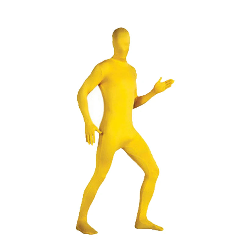 Colourful Adult Zentai Costume Bodysuit