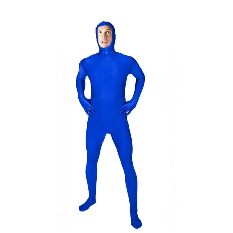 Colourful Adult Zentai Costume Bodysuit
