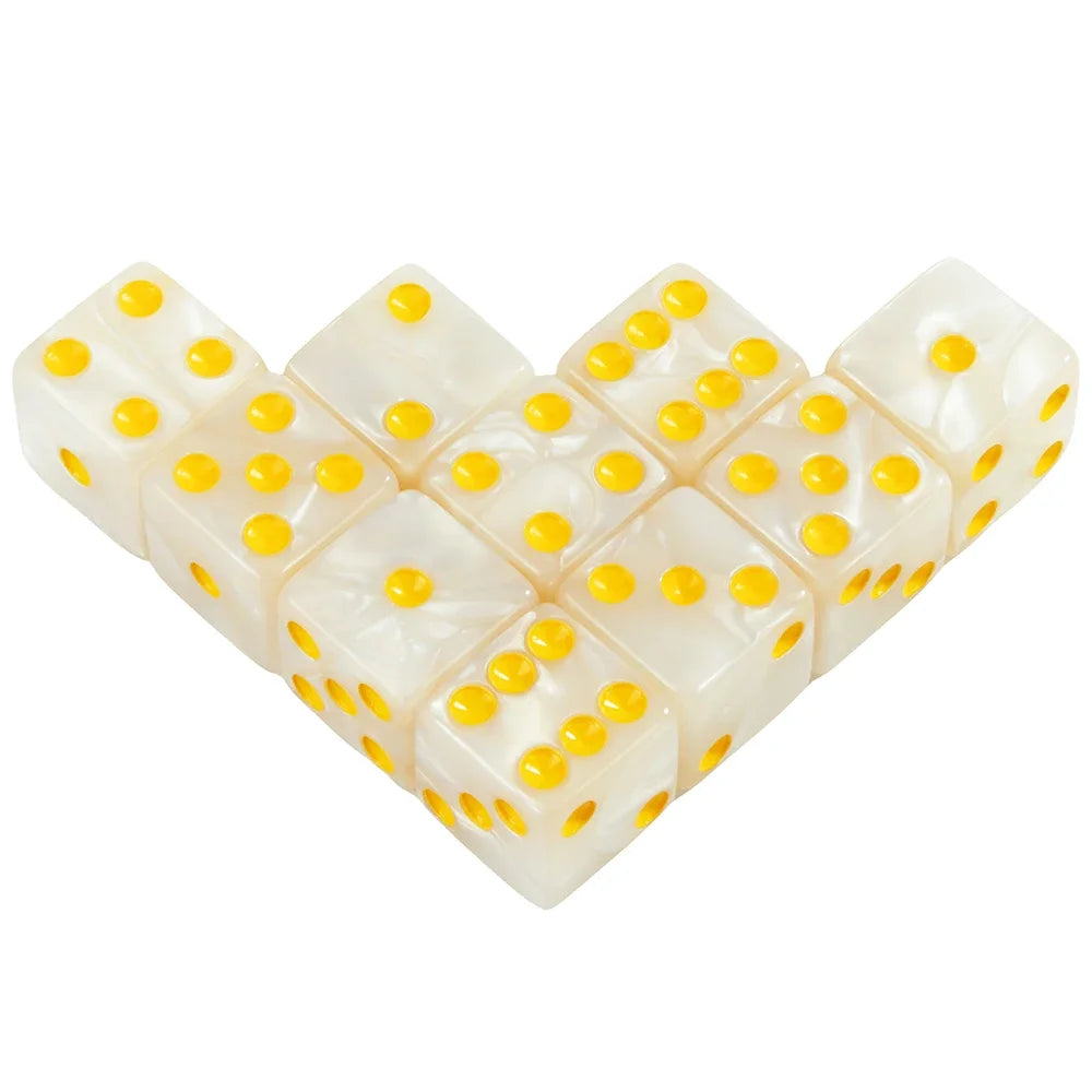 10 Piece 6-Sided Game Dice Set
