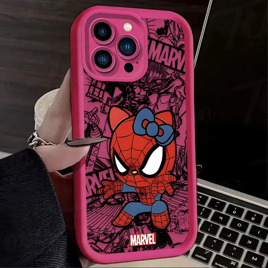 Spider-kitty Silicone iPhone Case