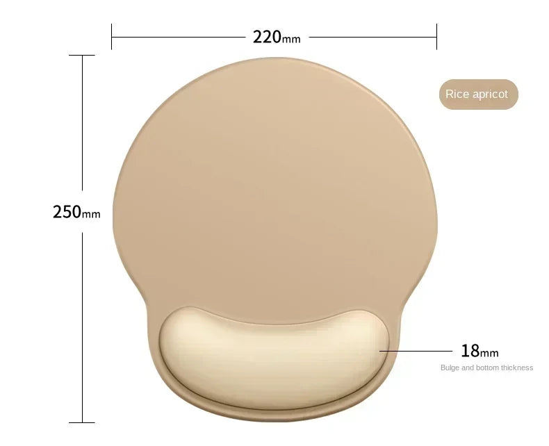 Modern Ergonomic Mouse Pad with Wrist Support