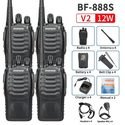 Baofeng BF-888S V2 Long Range Walkie Talkies