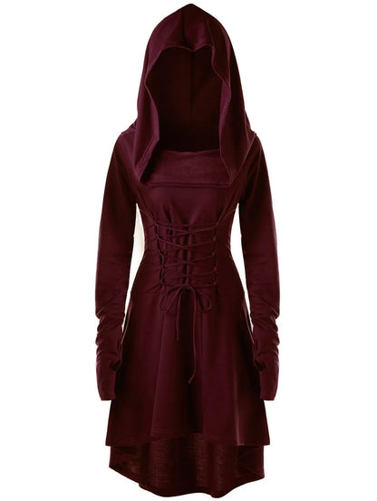 Medieval Mysterious Women's Costume Cloak
