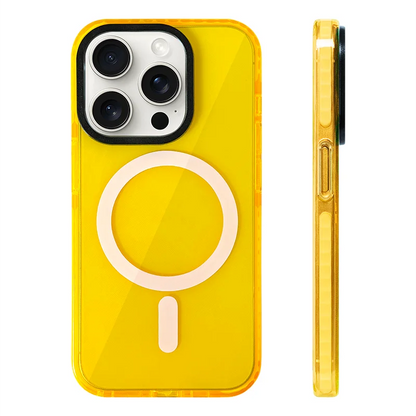 Transparent Neon Magsafe Case (for iPhone)