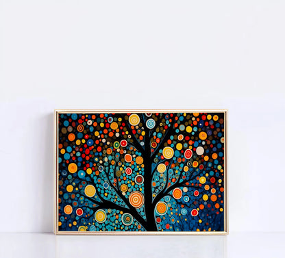Abstract Nature Colourful Canvas Wall Art
