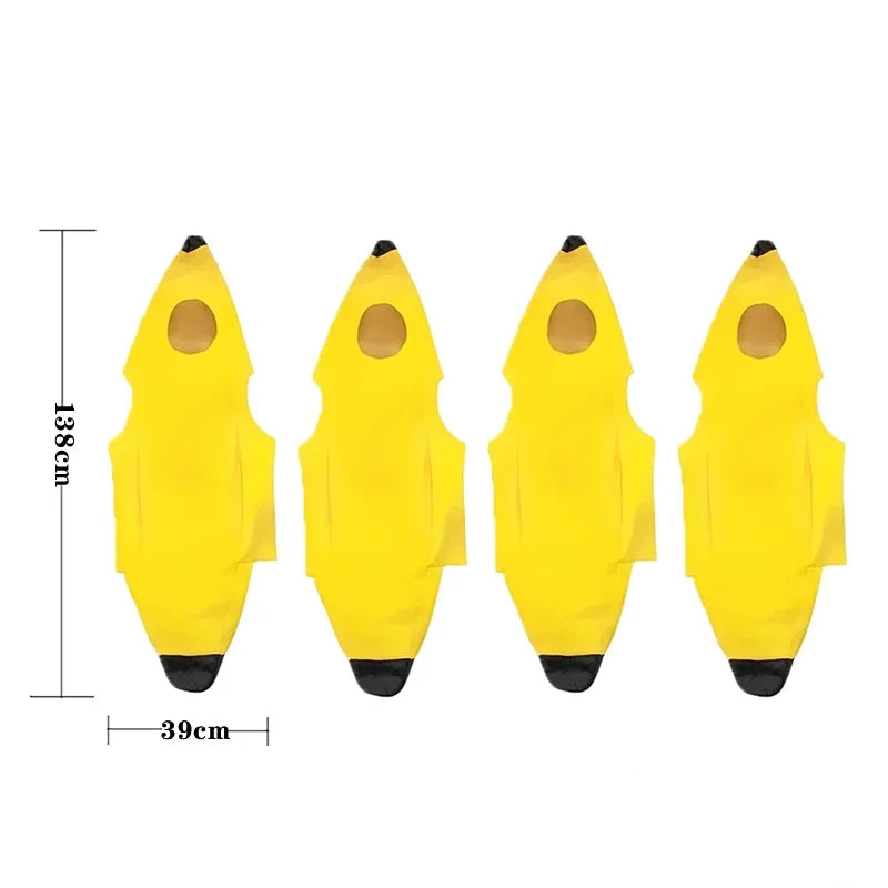 Kids & Adult Banana Funny Costume