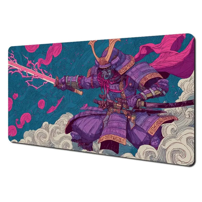 Colourful Samurai Art MTG  Desk Mat