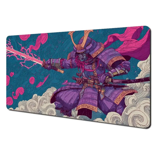 Colourful Samurai Art MTG  Desk Mat