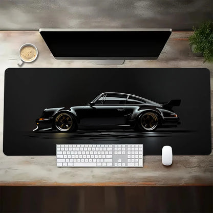 Sports Car Large Computer Desk Mat