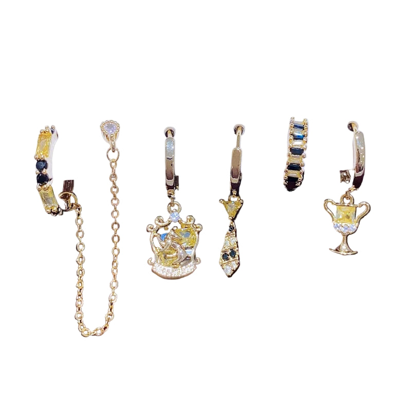 Earring Set 6pcs of Harry Potter Houses