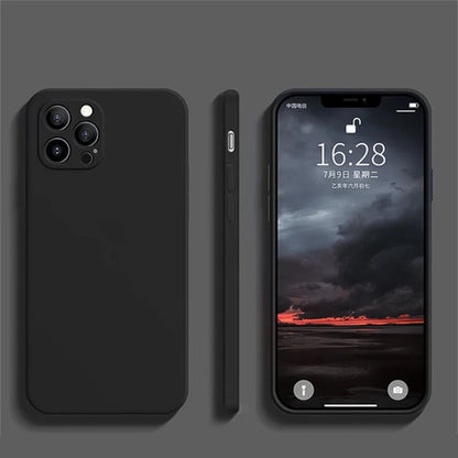 Luxury Liquid Silicone Shockproof iPhone Case - iPhone 12 Models