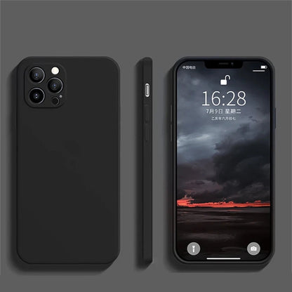 Luxury Liquid Silicone Shockproof iPhone Case - iPhone 15 Models
