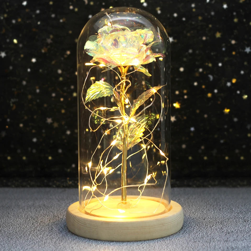 Enchanted Rose LED Dome Light