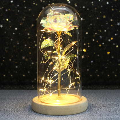Enchanted Rose LED Dome Light