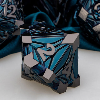 Fancy Metal DnD Dice Set