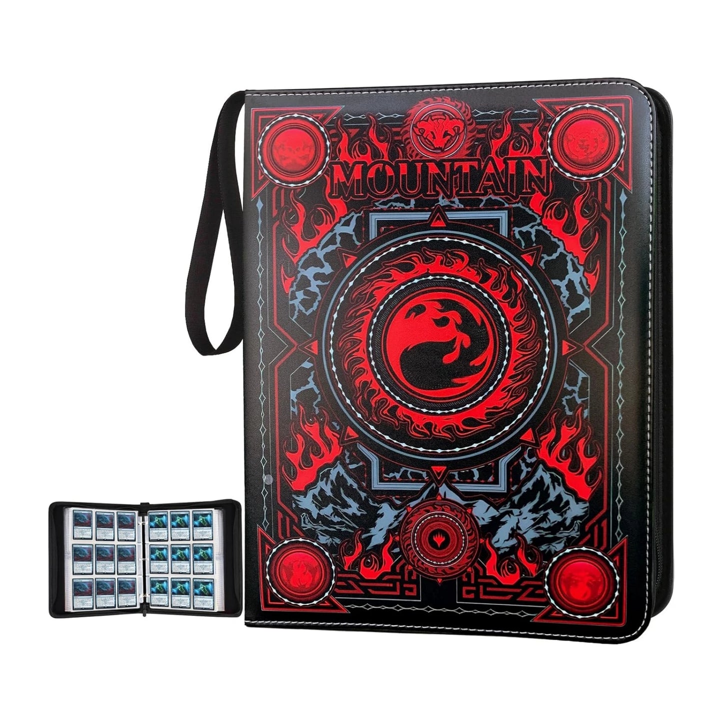 Card Collection Book (900 Card Capacity) Inspired by Magic The Gathering