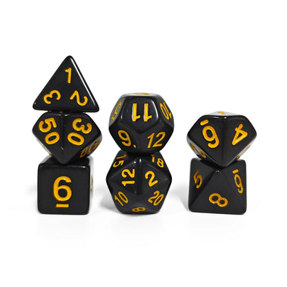 Colourful Resin Dice Set – 26 Designs for D&D and RPGs