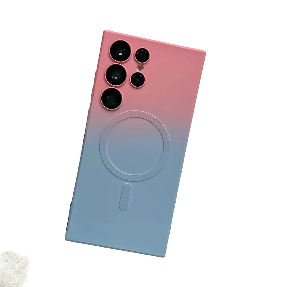 Gradient Colour Magnetic Charge Phone Case (for Galaxy)
