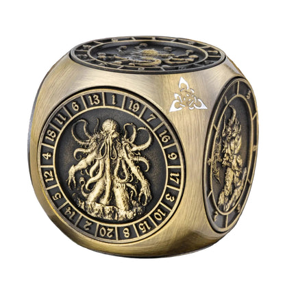 Dragon 3D Relief Metal DND Dice Set