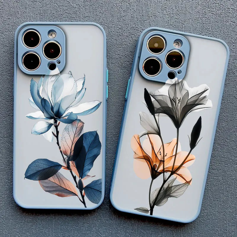 Floral Ink Wash Phone Case (for iPhone)