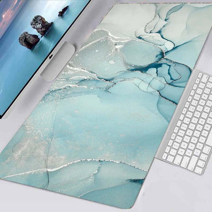 Colourful Marble Keyboard and Mouse Mats