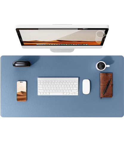 Large Colourful PU Leather Office Desk Mat