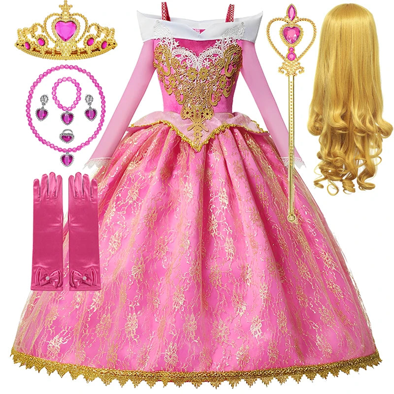 Sleeping Beauty Aurora Kids Costume