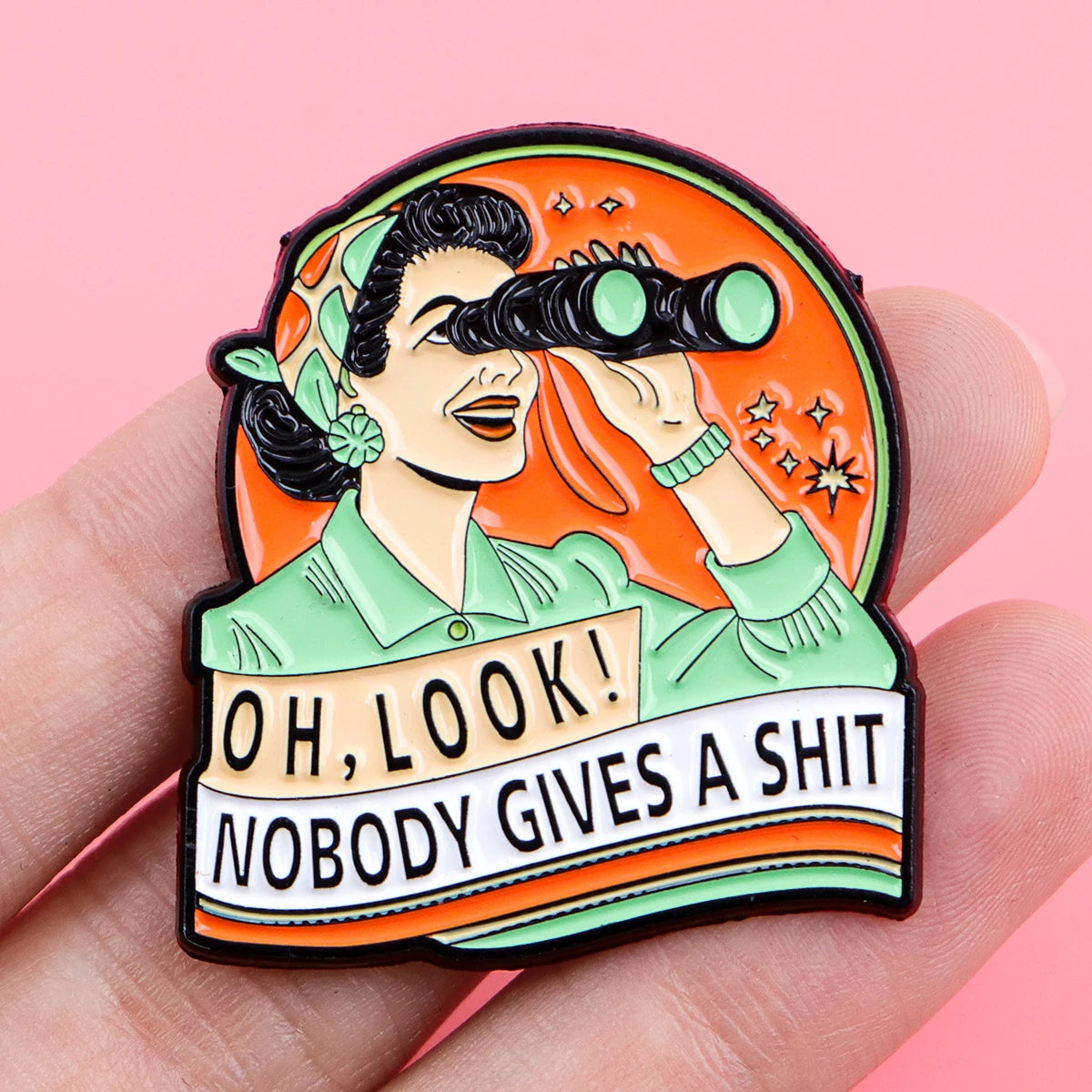 Sarcastic Quote Funny Enamel Pin