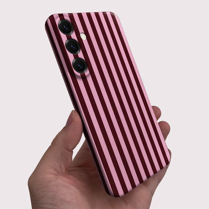 Vertical Stripes Samsung Galaxy A Case – Hard Shockproof Cover