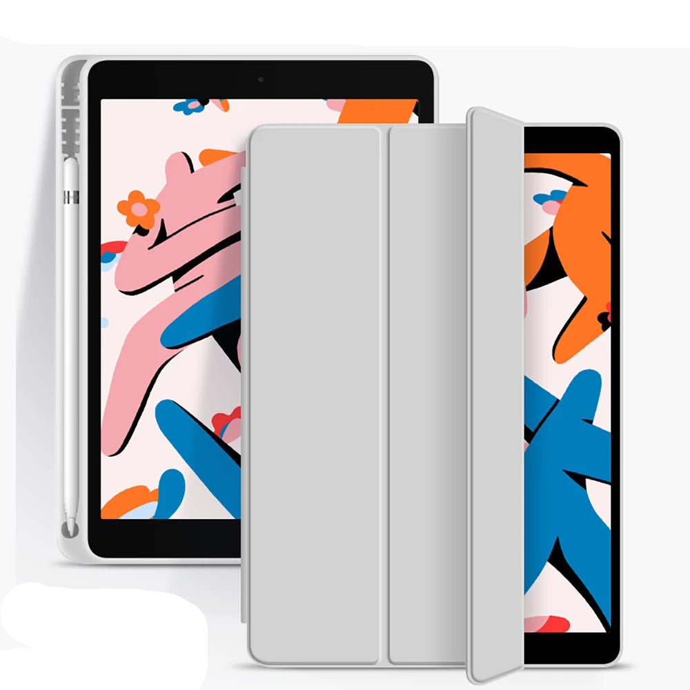 Flip Case for Apple iPad with Apple Pencil Holder