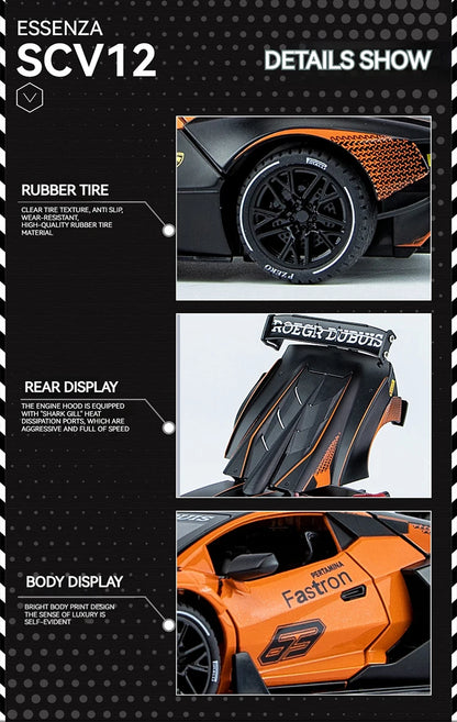 Battery-operated Model Car 1:24 of Lamborghini Essenza SCV12