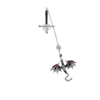 Sword & Dragon Metal Bookmark 1pc