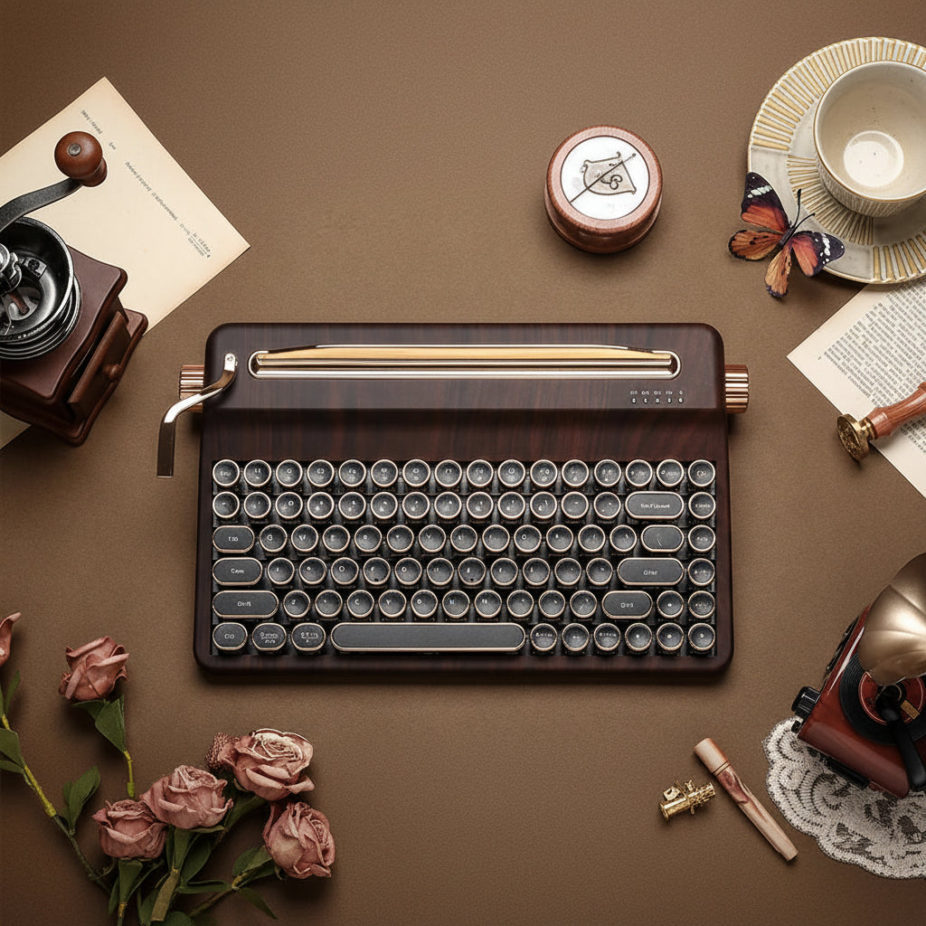 YUNZII QL75 Typewriter Mechanical Keyboard