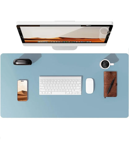 Large Colourful PU Leather Office Desk Mat
