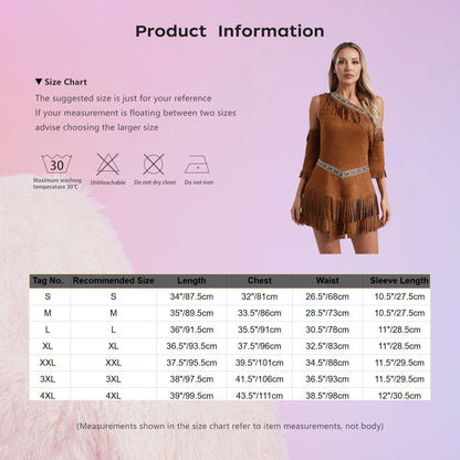 Adult Women's Costume of Native American Pocahontas