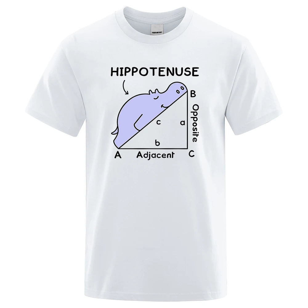 Hippotenuse Funny Men's Graphic Tee