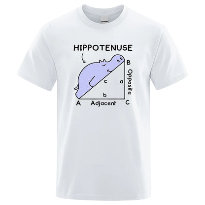 Hippotenuse Funny Men's Graphic Tee