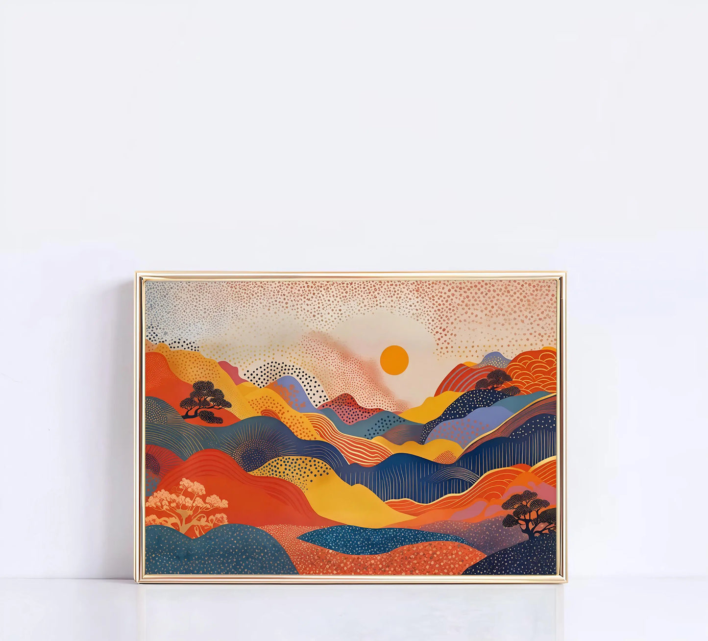 Abstract Nature Colourful Canvas Wall Art