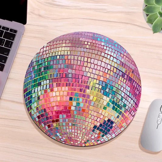 Disco Ball Rubber Mouse Pad