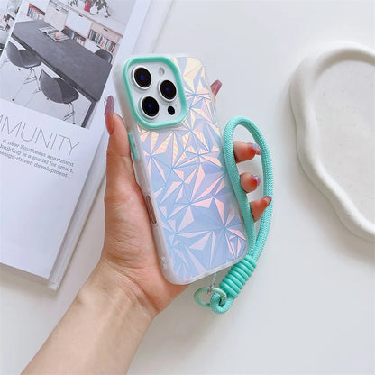 Colourful Laser Diamond iPhone Case