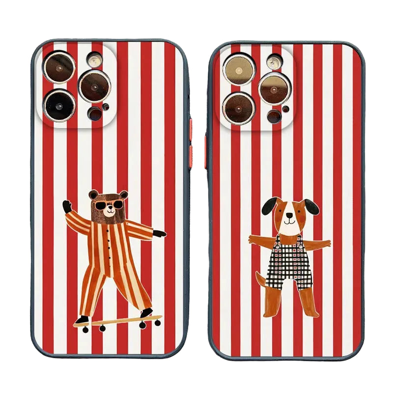 Cute Cartoon Animals Phone Case (for iPhone)