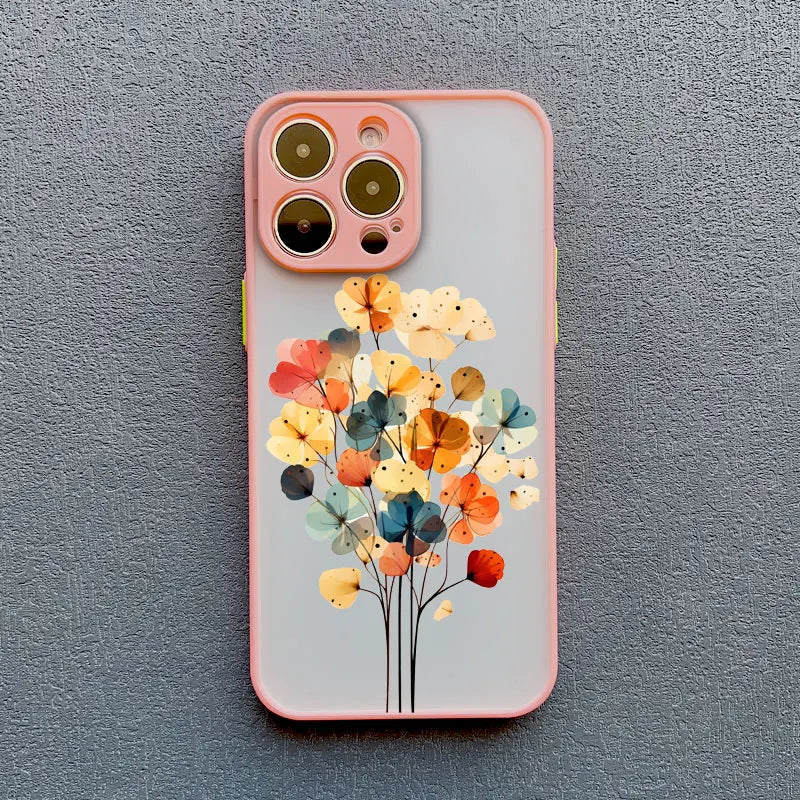 Floral Ink Wash Phone Case (for iPhone)