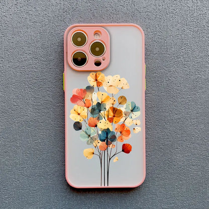 Floral Ink Wash Phone Case (for iPhone)