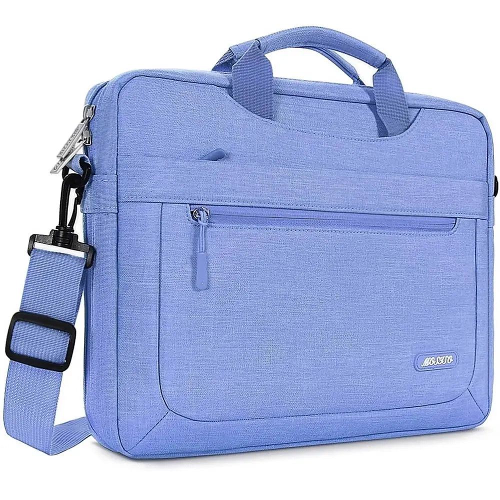 Mosiso Solid Colour Office Laptop Shoulder Bag