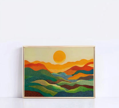 Abstract Nature Colourful Canvas Wall Art