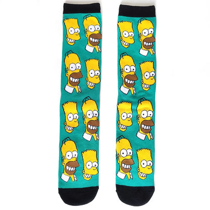 Funny Adult Novelty Socks - The Simpsons