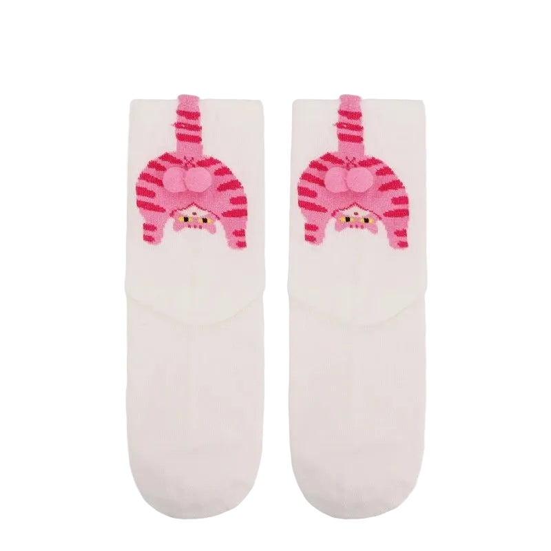 Cat Balls Funny Novelty Adult Socks