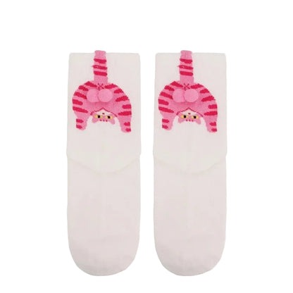 Cat Balls Funny Novelty Adult Socks