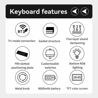 Ajazz AK980 Gaming Mechanical Keyboard