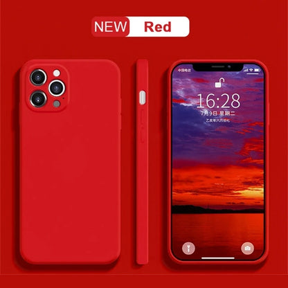 Luxury Liquid Silicone Shockproof iPhone Case - iPhone 12 Models